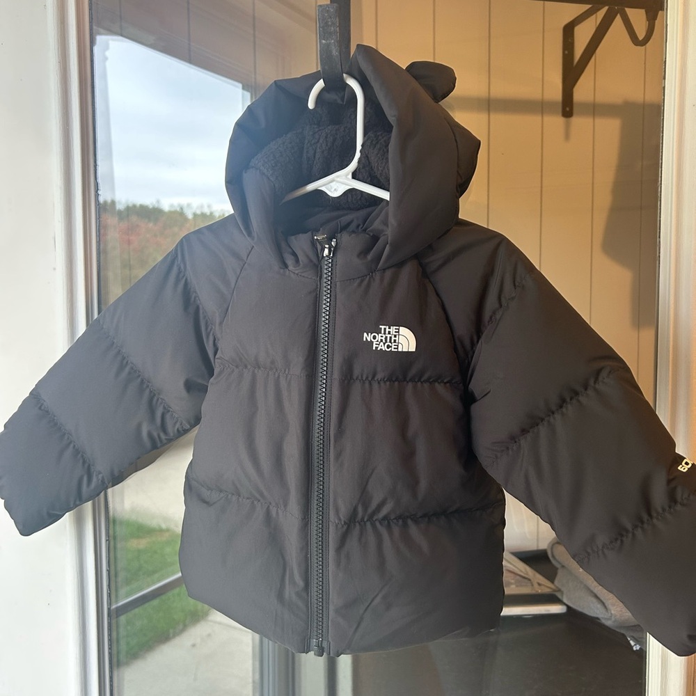 The North Face Fleece Lined Hooded Infant Puffer Jacket